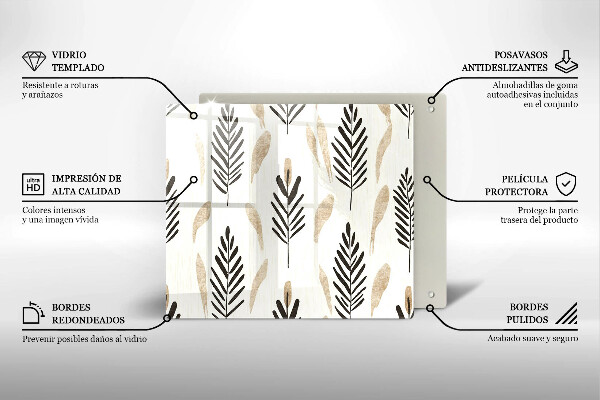 Krycia doska na sporák Boho rastliny