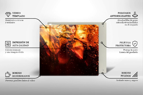 Krycia doska na sporák Kolový nápoj s ľadom