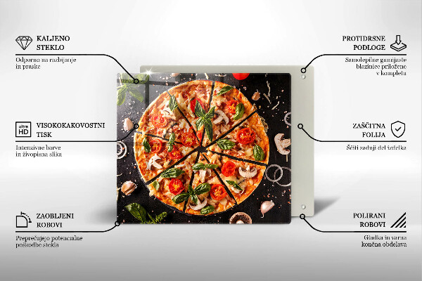 Krycia doska na sporák Pizza s hubami