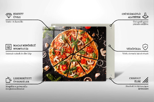 Krycia doska na sporák Pizza s hubami