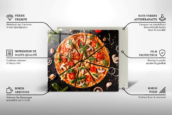 Krycia doska na sporák Pizza s hubami