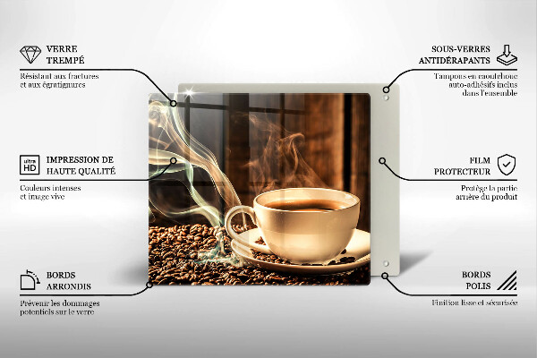 Krycia doska na sporák Šálka a kávové zrná