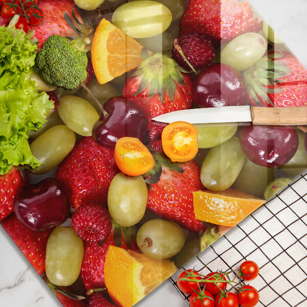 Sklo za varnú dosku Letné ovocie