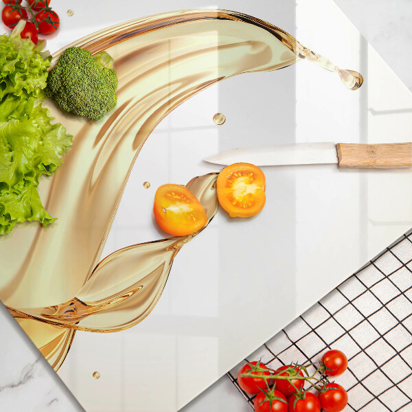 Sklo za varnú dosku olivový olej