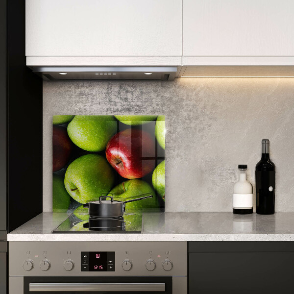 Sklenený kryt za sporák Šťavnaté jablká