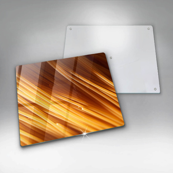 Sklenený kryt za sporák Špagetové cestoviny