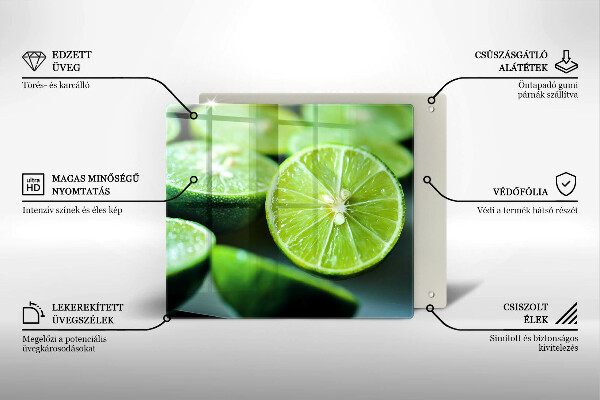 Krycia doska na sporák Limetkový citrus