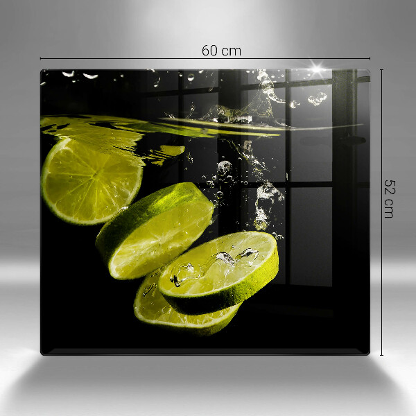 Krycia doska na sporák Limetky vo vode