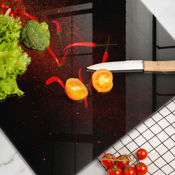 Krycia doska na sporák Horúce čili papričky