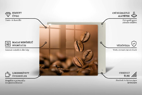 Krycia doska na sporák Kávové zrná