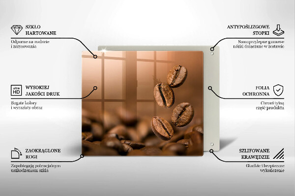 Krycia doska na sporák Kávové zrná