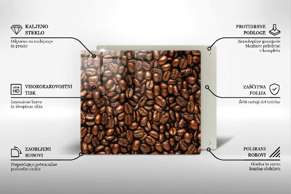 Krycia doska na sporák Kávové zrná