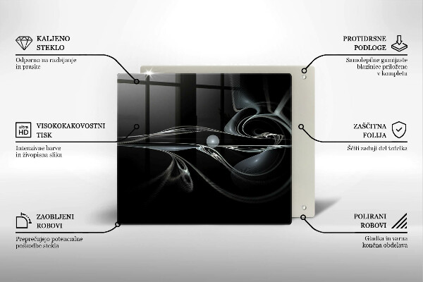 Sklo za varnú dosku Moderná abstrakcia