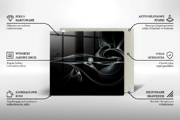 Sklo za varnú dosku Moderná abstrakcia