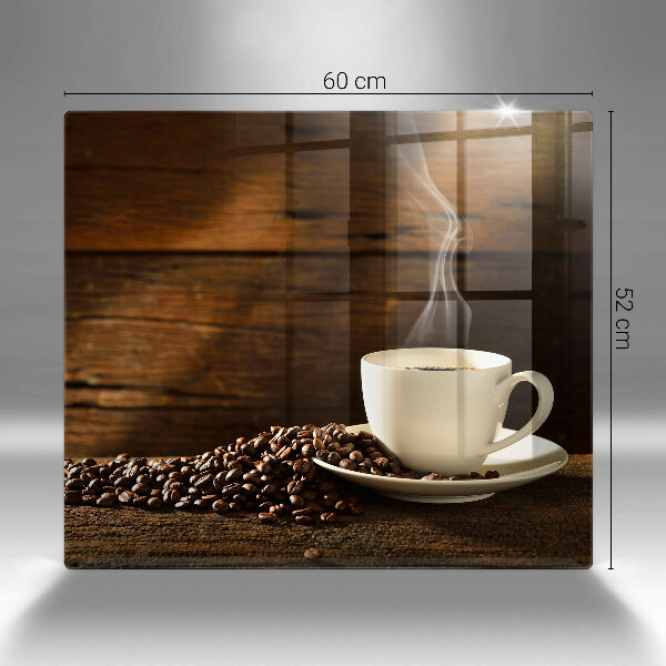 Sklo za varnú dosku Drevená šálka na kávu