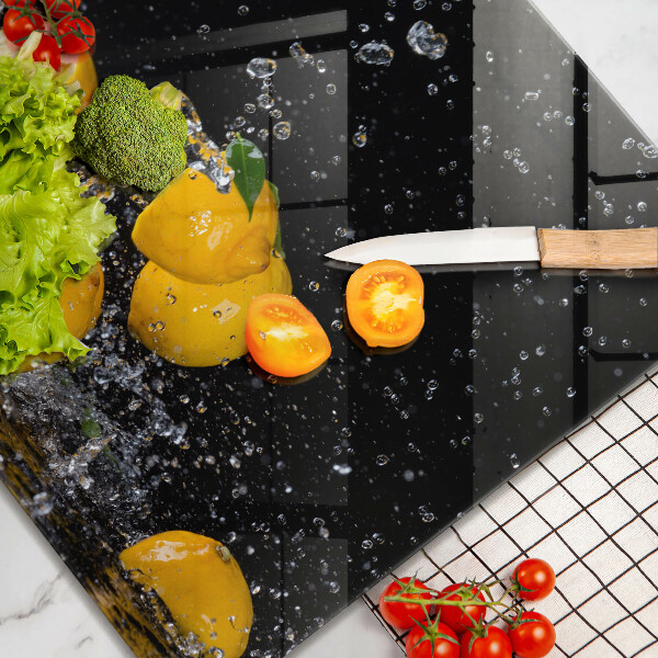 Sklo za varnú dosku Šťavnaté citrónové ovocie