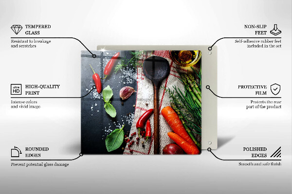 Kryt na indukčnú dosku Kuchynské jedlo