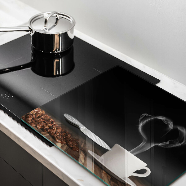 Kryt na indukčnú dosku Srdce šálky kávy