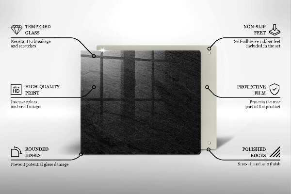 Kalené sklo za sporák Textúra kameňa