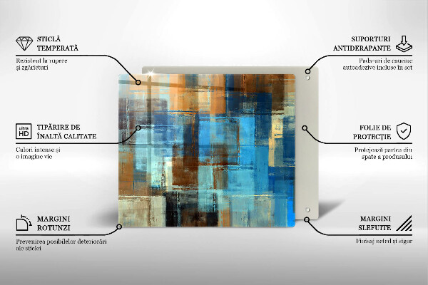 Sklo za varnú dosku Maľované pozadie
