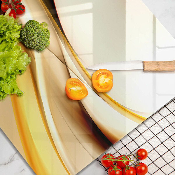 Kryt na indukčnú dosku Abstraktné dymové čiary