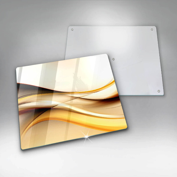 Kryt na indukčnú dosku Abstraktné dymové čiary