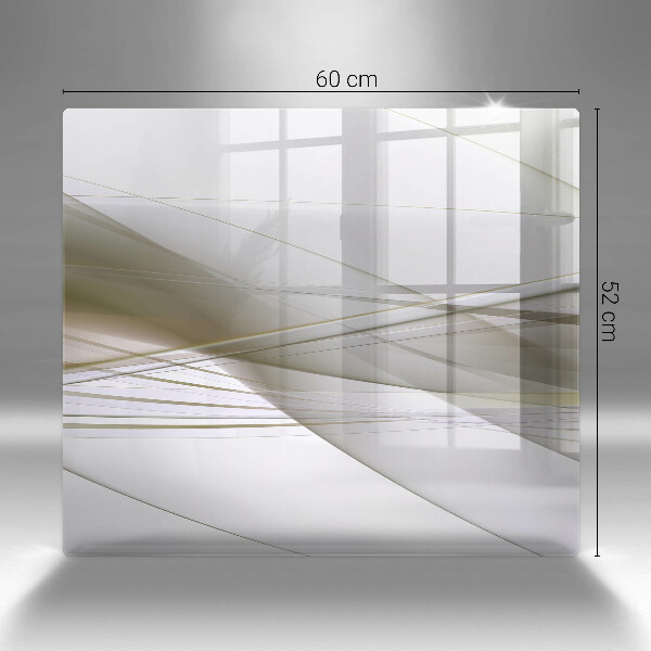 Sklo za varnú dosku Dizajn abstraktných línií