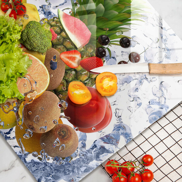 Kryt na indukčnú dosku Šťavnaté ovocie a voda