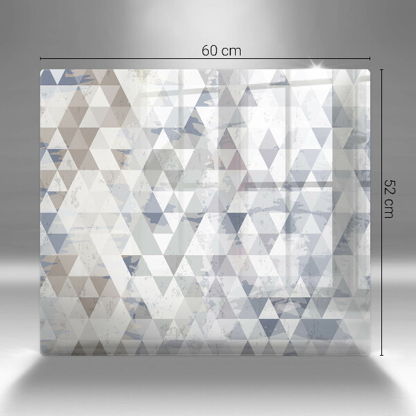 Sklo za varnú dosku Vzor trojuholníkov