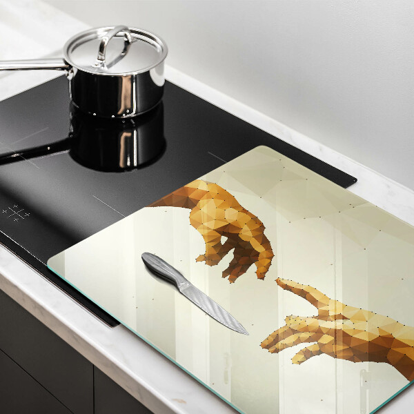 Kryt na indukčnú dosku Stvorenie Adamových rúk