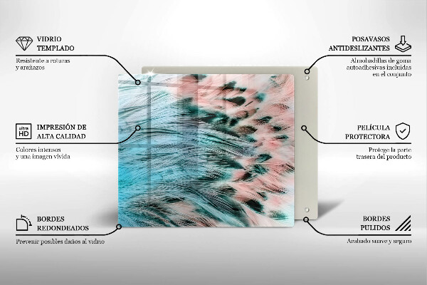 Kryt na indukčnú dosku Boho vtáčie perie