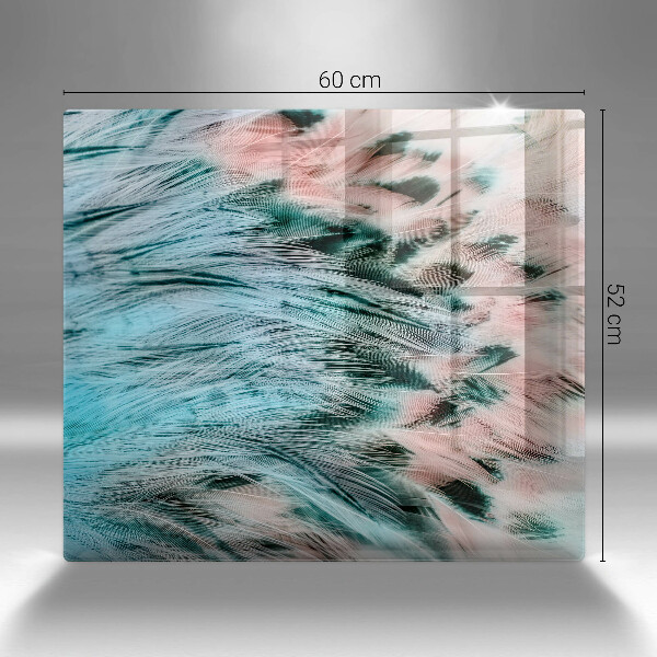 Kryt na indukčnú dosku Boho vtáčie perie