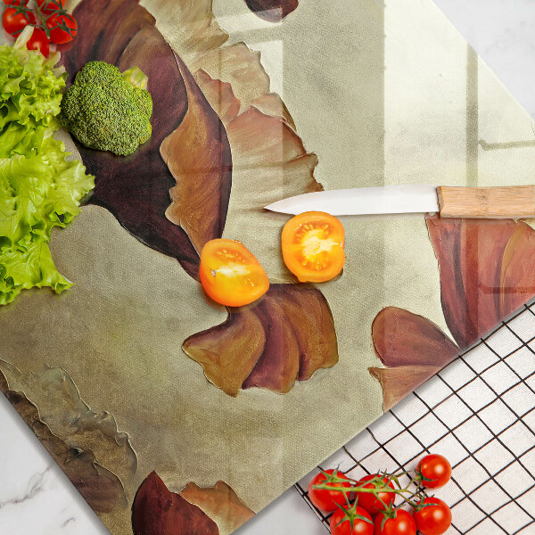 Kryt na indukčnú dosku Maľované boho kvety