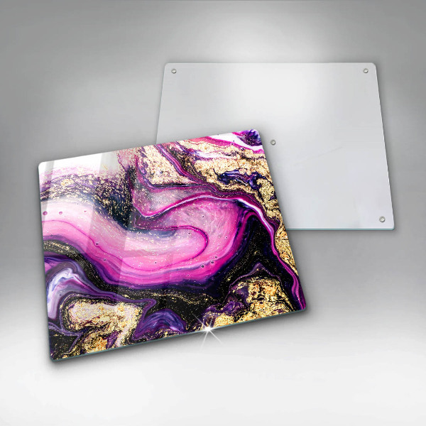 Krycia doska na sporák Abstraktné prevedenie zlaté