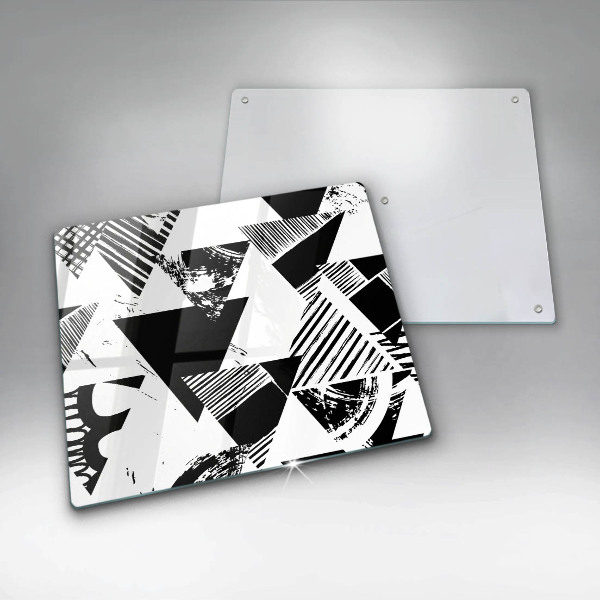 Sklo za varnú dosku Geometrické trojuholníky