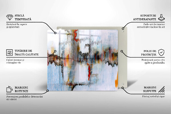 Kryt na indukčnú dosku Abstrakcia farby
