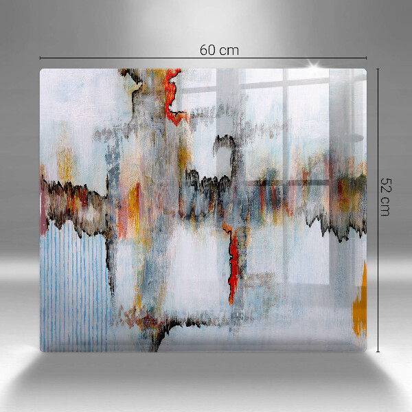 Kryt na indukčnú dosku Abstrakcia farby