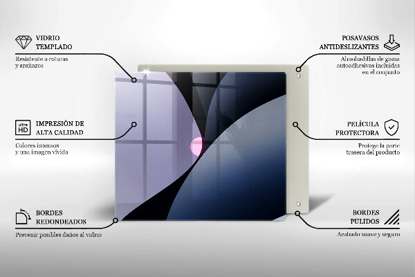 Sklo za varnú dosku Abstraktné tvary