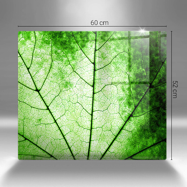 Sklo za varnú dosku Ozdobný žilový list