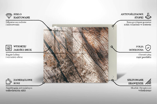 Kryt na indukčnú dosku Drevená konštrukcia