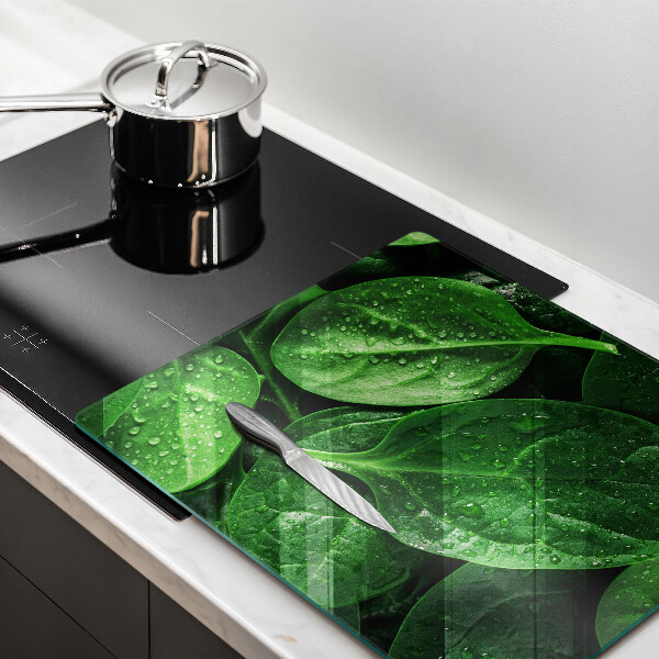 Kryt na indukčnú dosku Listy bazalky