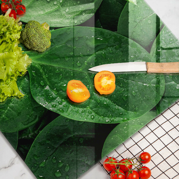 Kryt na indukčnú dosku Listy bazalky