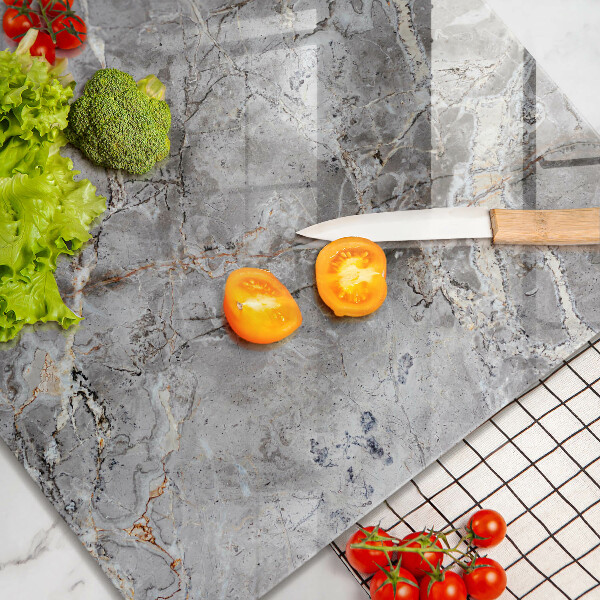 Kalené sklo za sporák Textúra kameňa