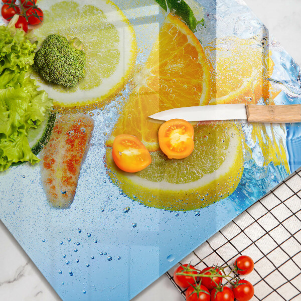 Kryt na indukčnú dosku Šťavnatá citrusová voda