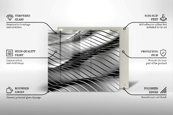 Kryt na indukčnú dosku 3D kovová konštrukcia