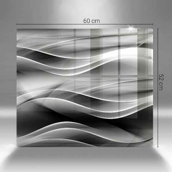 Kalené sklo za sporák Abstrakcia jemné línie