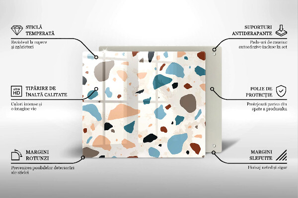 Krycia doska na sporák Dekoratívna kamenina