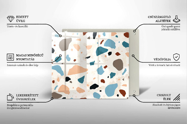 Krycia doska na sporák Dekoratívna kamenina