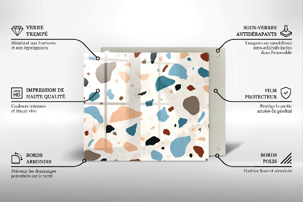 Krycia doska na sporák Dekoratívna kamenina