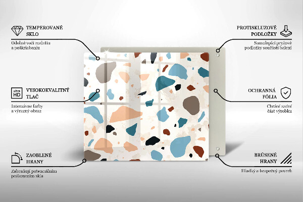 Krycia doska na sporák Dekoratívna kamenina